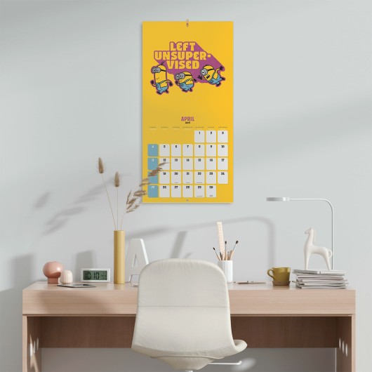 MINIONS 2027 30X30 CALENDAR US