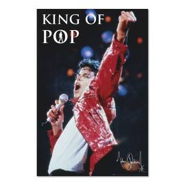 MICHAEL JACKSON KING OF POP POSTER
