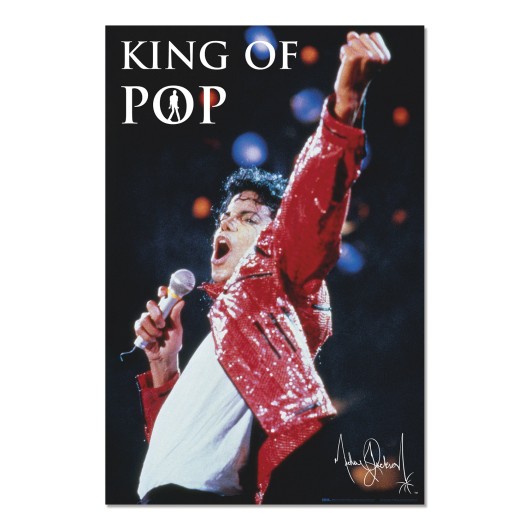 MICHAEL JACKSON KING OF POP POSTER