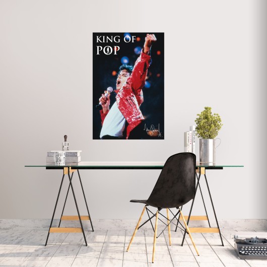MICHAEL JACKSON KING OF POP POSTER