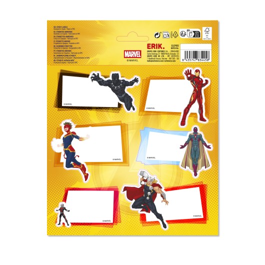 MARVEL THE AVENGERS PREMIUM SELF-ADHESIVE LABELS