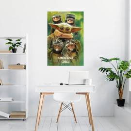 STAR WARS THE MANDALORIAN AND GROGU 1 POSTER 2