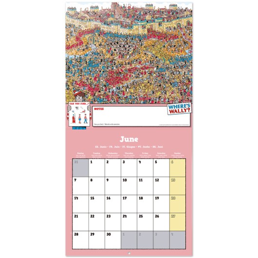 WHERE’S WALLY? 2027 30X30 CALENDAR