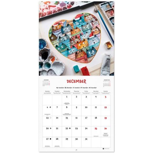 WATERCOLOUR 2027 30X30 CALENDAR