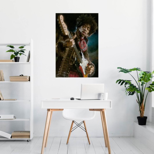 SEBASTIAN KRUGER JIMI HENDRIX POSTER