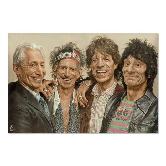 SEBASTIAN KRUGER THE ROLLING STONES POSTER