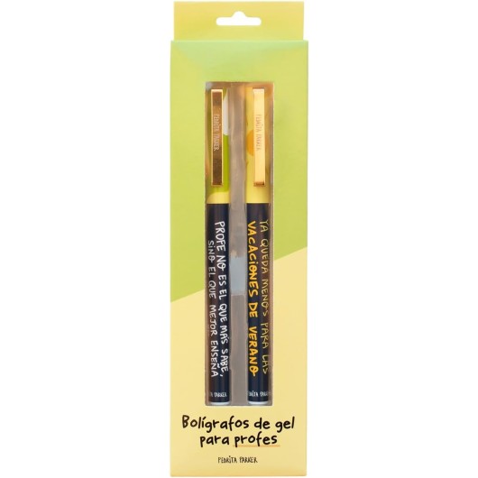 PEDRITA PARKER SET OF 2 GEL PENS FOR TEACHERS