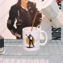 MICHAEL JACKSON KING OF POP WHITE MUG