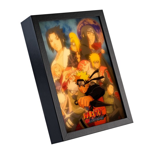 NARUTO SHIPPUDEN LED FRAMED PRINT