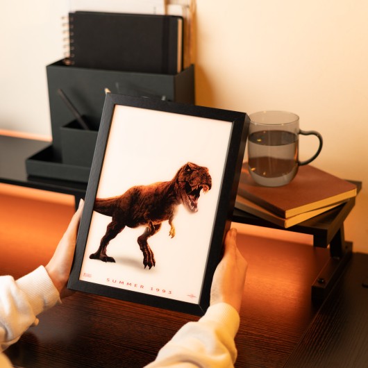 JURASSIC PARK LED FRAMED PRINT