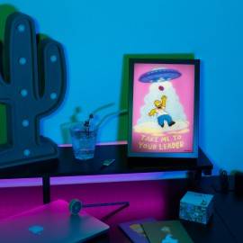 THE SIMPSONS LED FRAMED PRINT 2