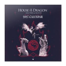 GAME OF THRONES HOUSE OF THE DRAGON SEASON 3 2027 30X30 US CALENDAR