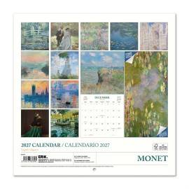 MONET 2027 30X30 CALENDAR US 2