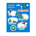 ETIQUETAS ADHESIVAS NAVIDAD PREMIUM SNOOPY
