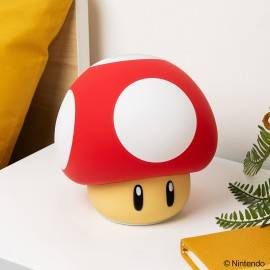SUPER MARIO MUSHROOM RECHARGEABLE SILICONE SQUISHY LIGHT 2