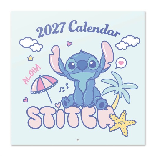 DISNEY STITCH 2027 30X30 CALENDAR