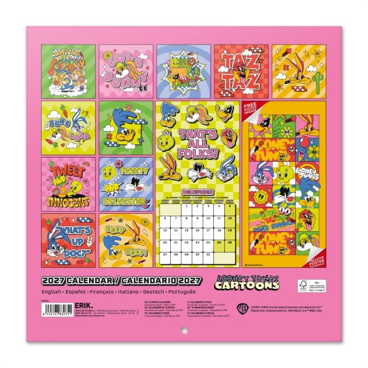 LOONEY TUNES 2027 30X30 CALENDAR