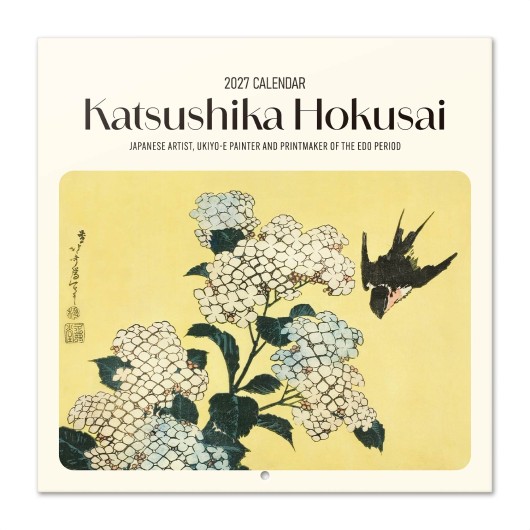 HOKUSAI 2027 30X30 CALENDAR