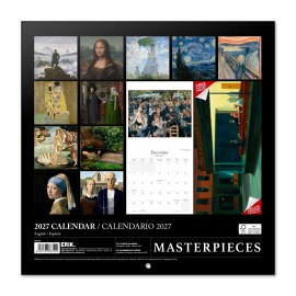 MASTERPIECES 2027 30X30 CALENDAR US 2