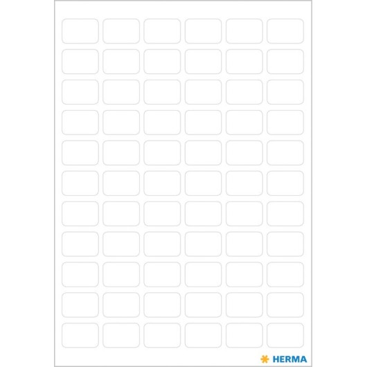 VARIO STICKERS 8X12MM WHITE
