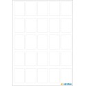VARIO STICKERS 15X20MM WHITE