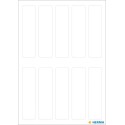 VARIO STICKERS 13X50MM WHITE
