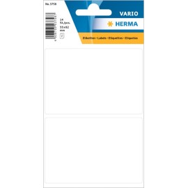 VARIO STICKERS 55X82MM WHITE