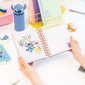 DISNEY STITCH AND ANGEL 2026/2027 DAY PER PAGE M 11 MONTHS ACADEMIC DIARY