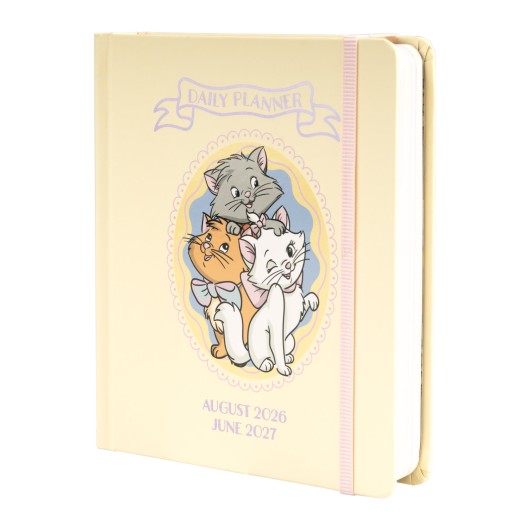 DISNEY THE ARISTOCATS 2026/2027 DAY PER PAGE M CASEBOUND 11 MONTHS ACADEMIC DIARY