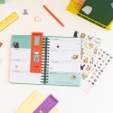 MEOW MEOW 2026/2027 WEEK TO VIEW A5 12 MONTHS ACADEMIC DIARY