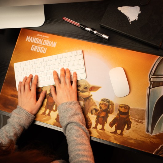 STAR WARS THE MANDALORIAN AND GROGU XL MOUSE PAD