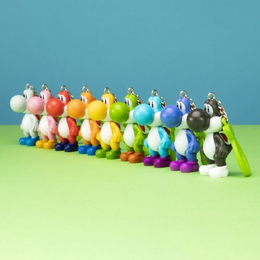 YOSHI BACKPACK BUDDIES KEYRINGS CDU 12 UNITS