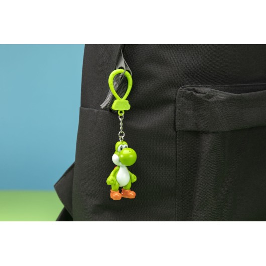 YOSHI BACKPACK BUDDIES KEYRINGS CDU 12 UNITS