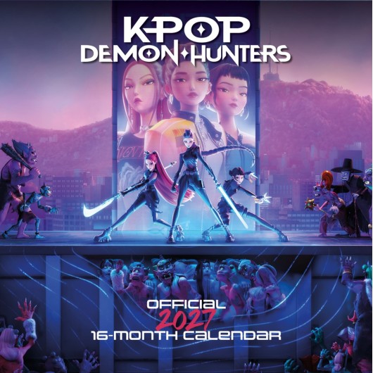 KPOP DEMON HUNTERS (PLASTIC FREE) 30X30 2027 CALENDAR