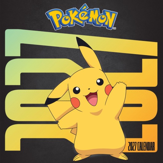 POKEMON 2027 30X30 CALENDAR