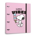 SNOOPY POLYPROPYLENE 4 RING BINDER