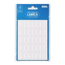 8X20MM WHITE ADHESIVE LABELS