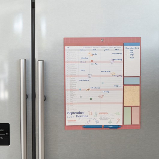 RECIPES 2026/2027 PLANNER WITH MAGNET