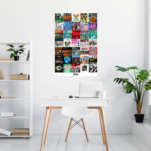 POSTER BEATLES- SINGLES