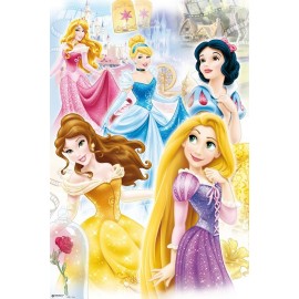 POSTER DISNEY PRINCESSES GROUP