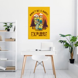 MINIONS DON'T BE BORE, EXPLORE POSTER 2