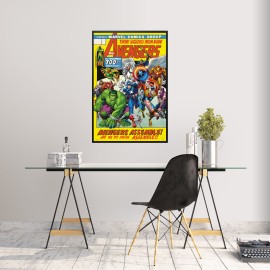 MARVEL AVENGERS 100TH ISSUE POSTER  2