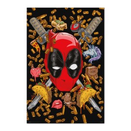 MARVEL DEADPOOL - BULLETS AND CHIMICHANGAS POSTER