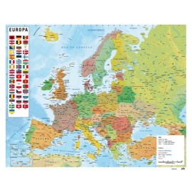 MINI POSTER MAP OF EUROPE