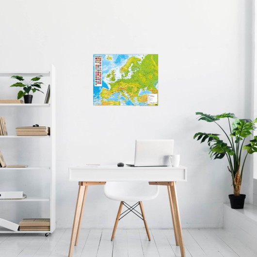 MINI POSTER MAP OF EUROPE