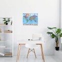MINI POSTER MAP OF WORLD