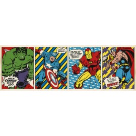 DOOR POSTER MARVEL COMICS TRIPTICO