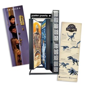 BLACK METAL POSTER DOOR DISPLAY KIT 40 REF. (NO MERCHANDISE) 2