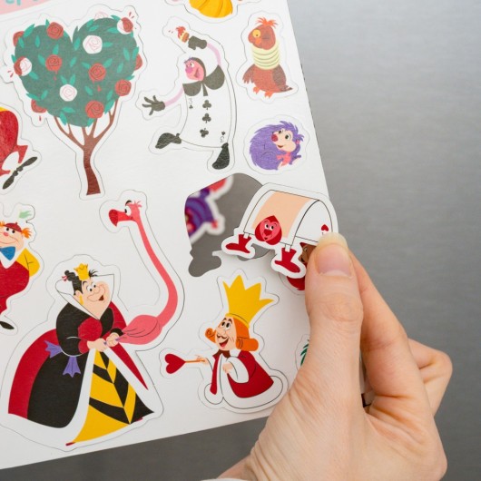 DISNEY ALICE IN WONDERLAND DIE-CUT MAGNET SET