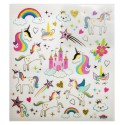 CLASSY CASTLE AND GLITTER UNICORNS STICKERS